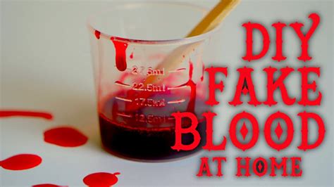 easy fake blood for clothes - how to make vampire blood.